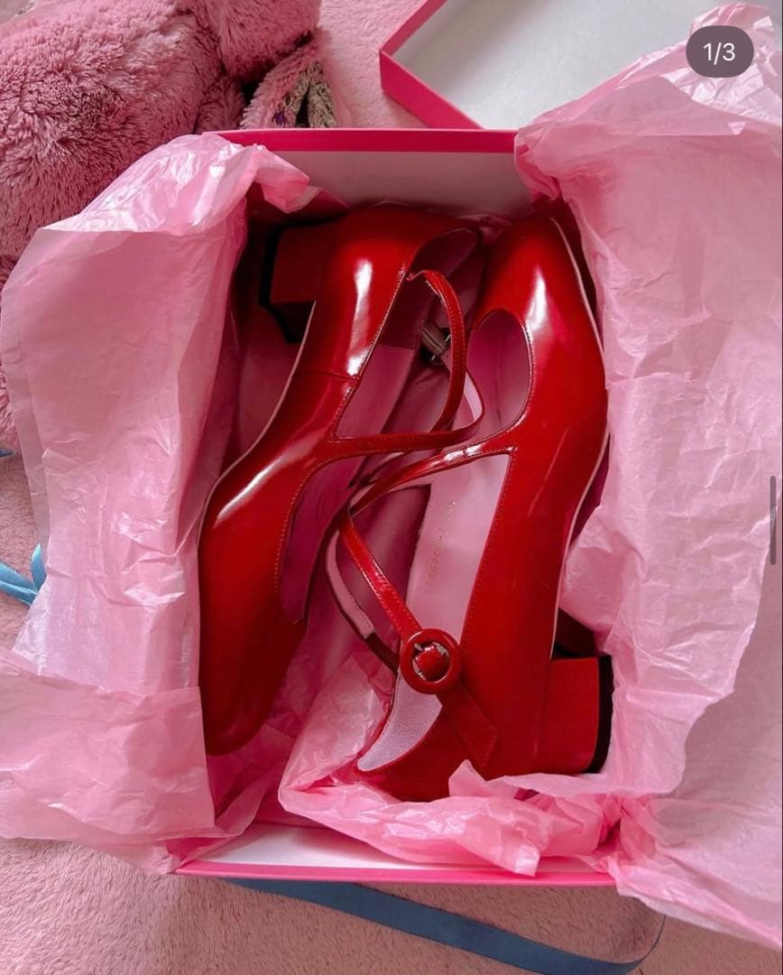 美品♡kiwanda kiwanda Ririco Red shoes♡