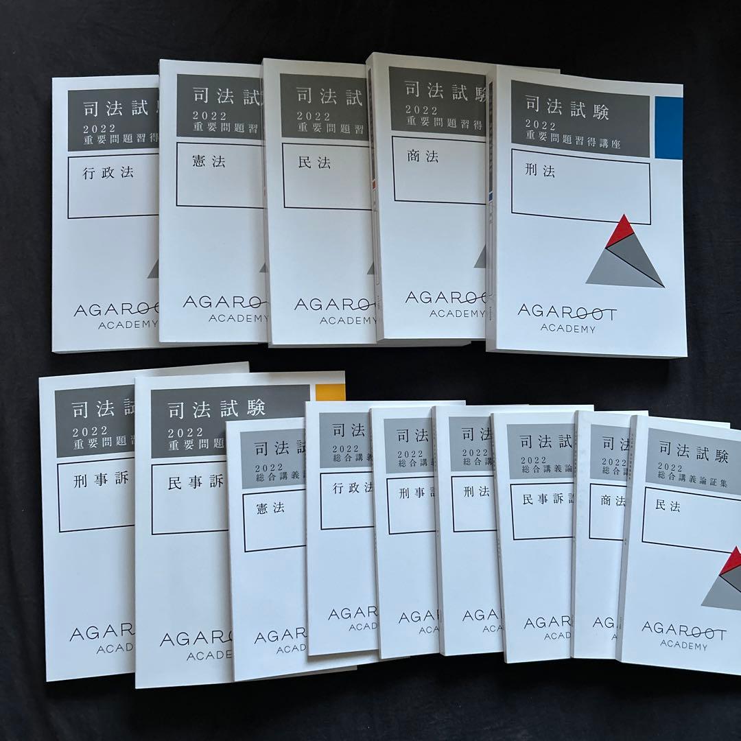 アガルート　重要問題習得講座 論証集の使い方　セット