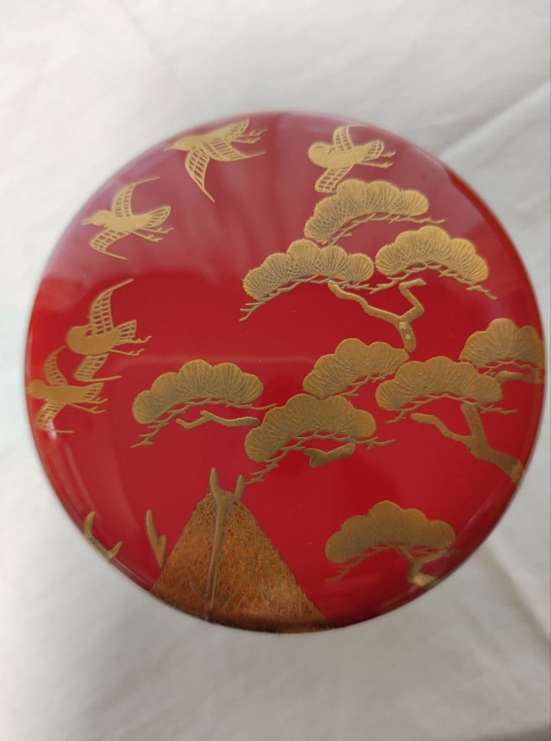 茶道具◆干網蒔絵利休棗◆中谷隆佳造