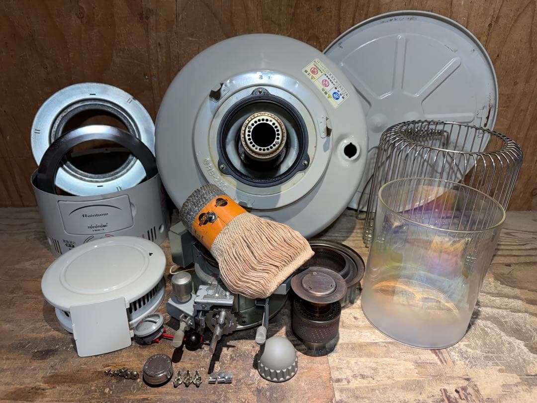 芯乾燥済 石油ストーブ レインボー RB-25C 分解メンテナンス済 12年製