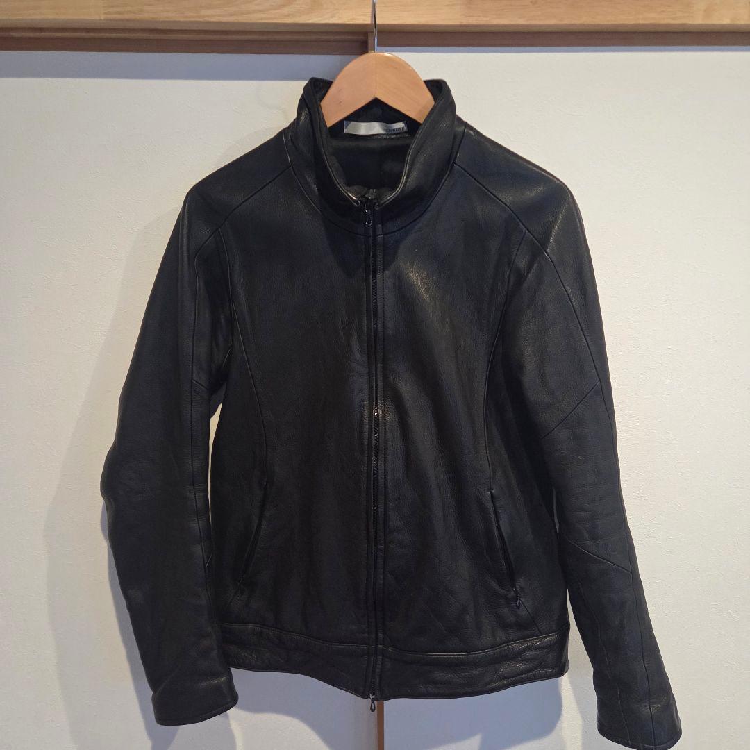 CIVILIZED レザートラックジャケット レザージャージ ブラック