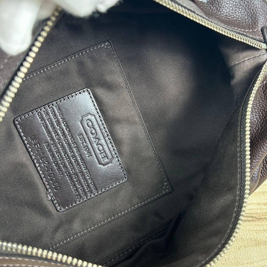 【美品】COACH コーチ トンプソン ボディバッグ ショルダーバッグ　メンズ