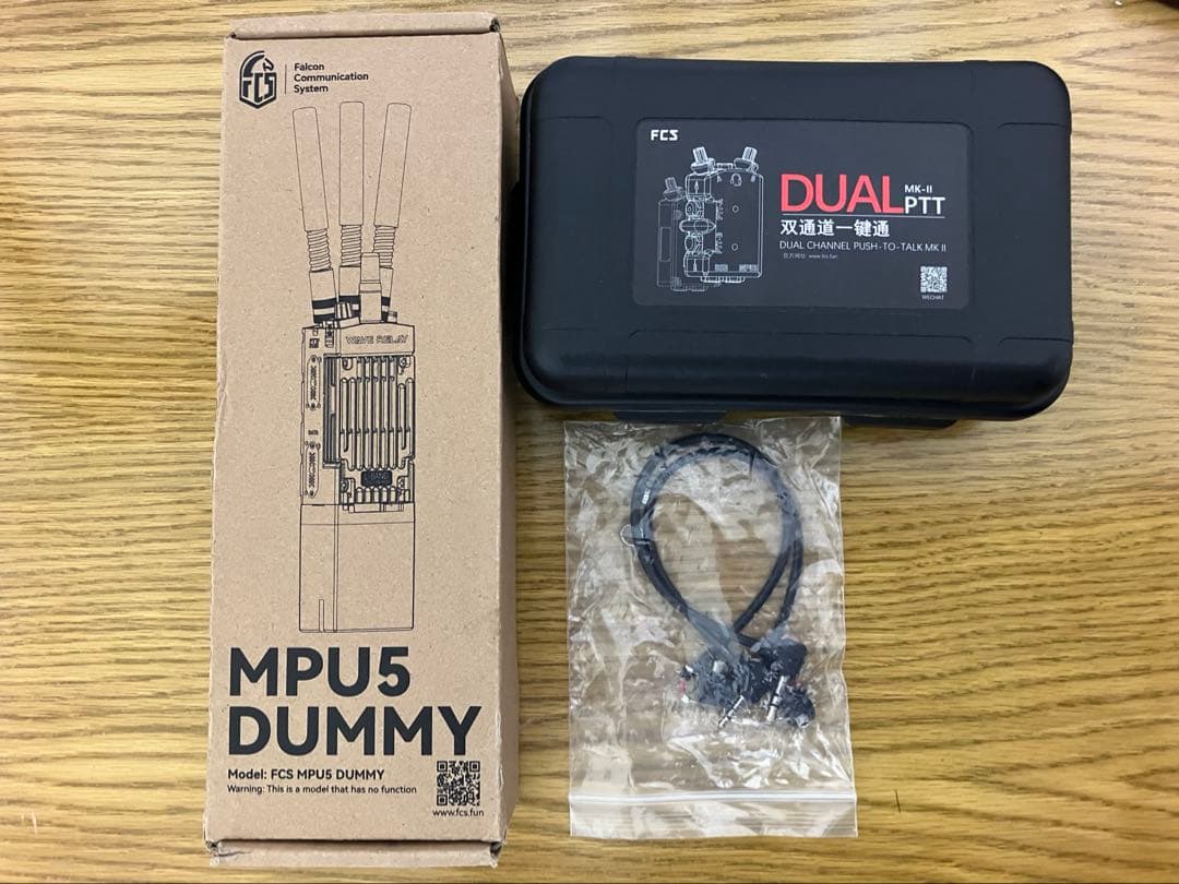 FMA FCS MPU5 ダミーラジオケース＋DUAL PTTセット 未使用品