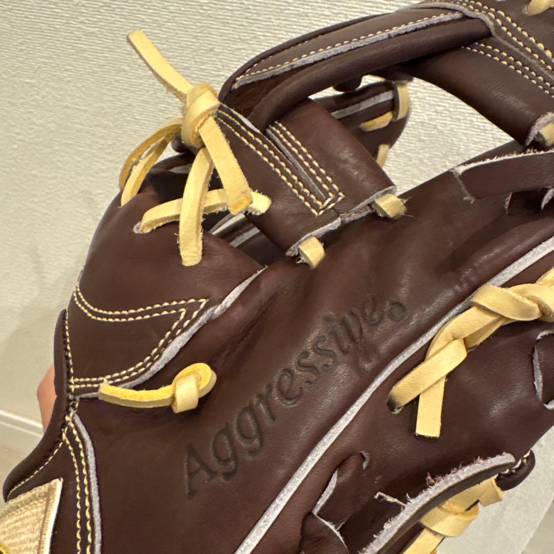 【ほぼ新品】久保田スラッガー 硬式用 オーダーグラブ バーガンディー 湯もみ済