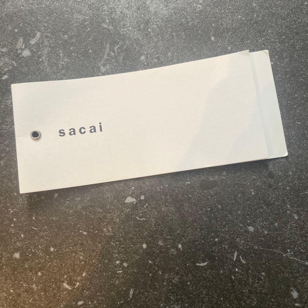 【最終値下げ】sacai 21aw ネイビー・オリーブ リブ編みニットセーター