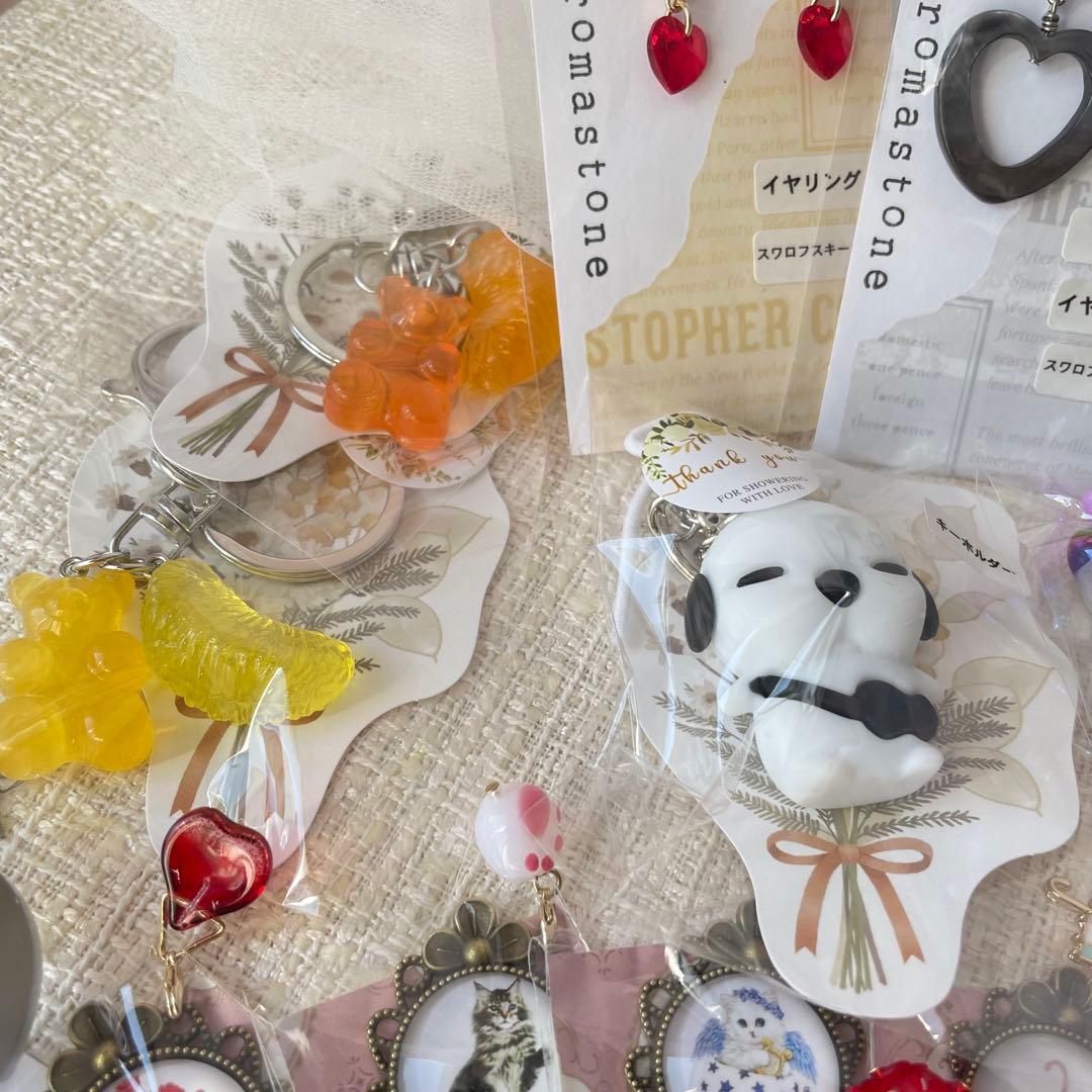 momo様 おまとめページ アロマストーンカスタムボールペンイヤリング