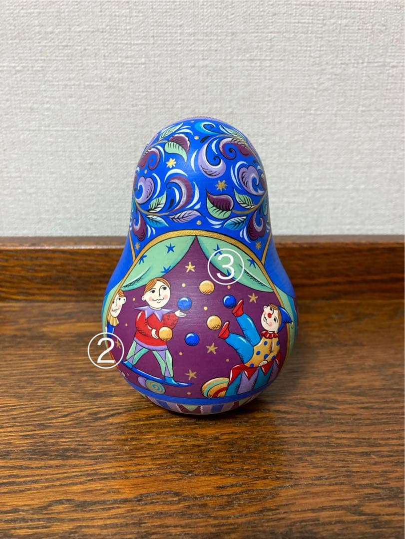 クリスマスセール♪ロシア☆起き上がりこぼし♪『ロシアのサーカス』マトリョーシカ