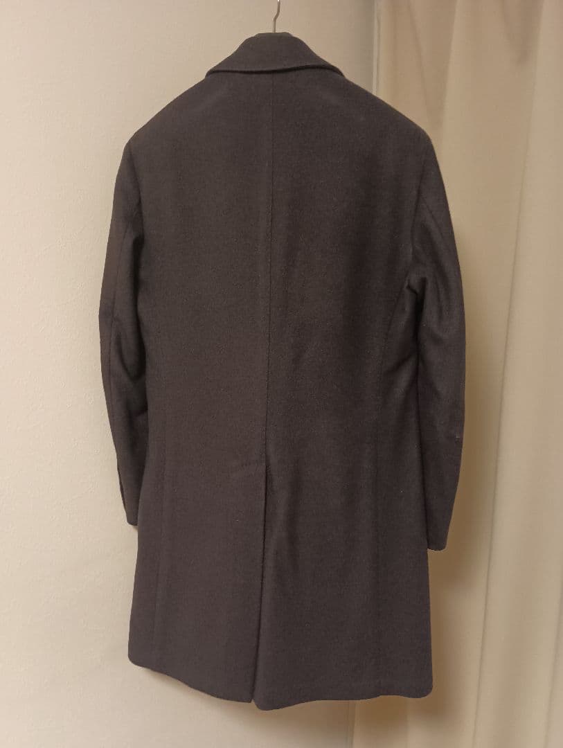美品　定番ネイビー　ラルディーニ チェスターコート