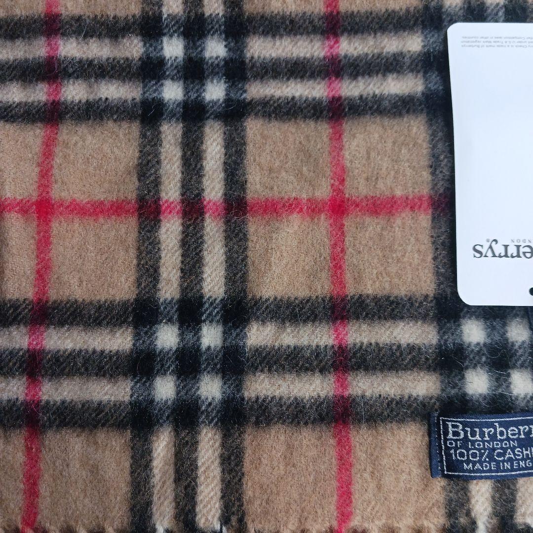 Burberry's カシミヤ マフラー チェック柄