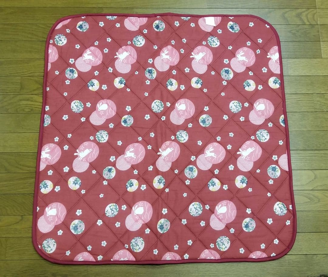 こたつペット、こたつ中敷き、6枚組、正方形、約94×97cm、両面リバーシブル
