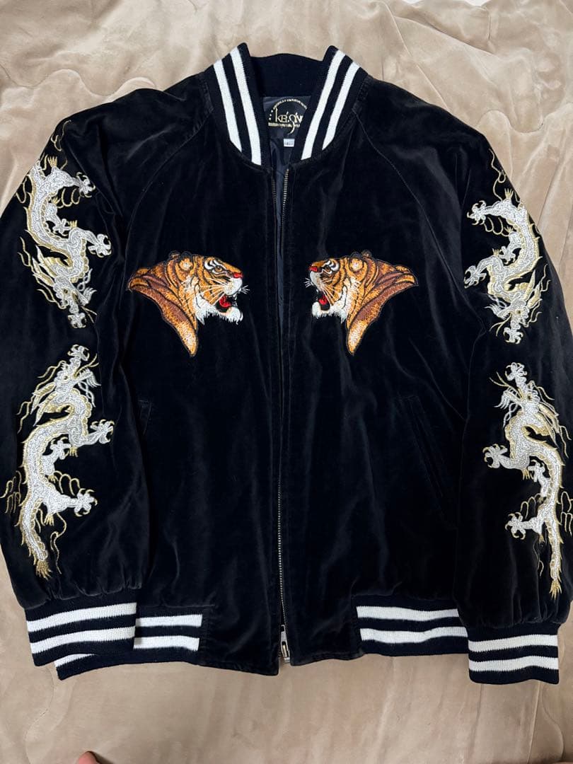 KEI SINO 虎龍 別珍 日本限定 スカジャン vintage unisex