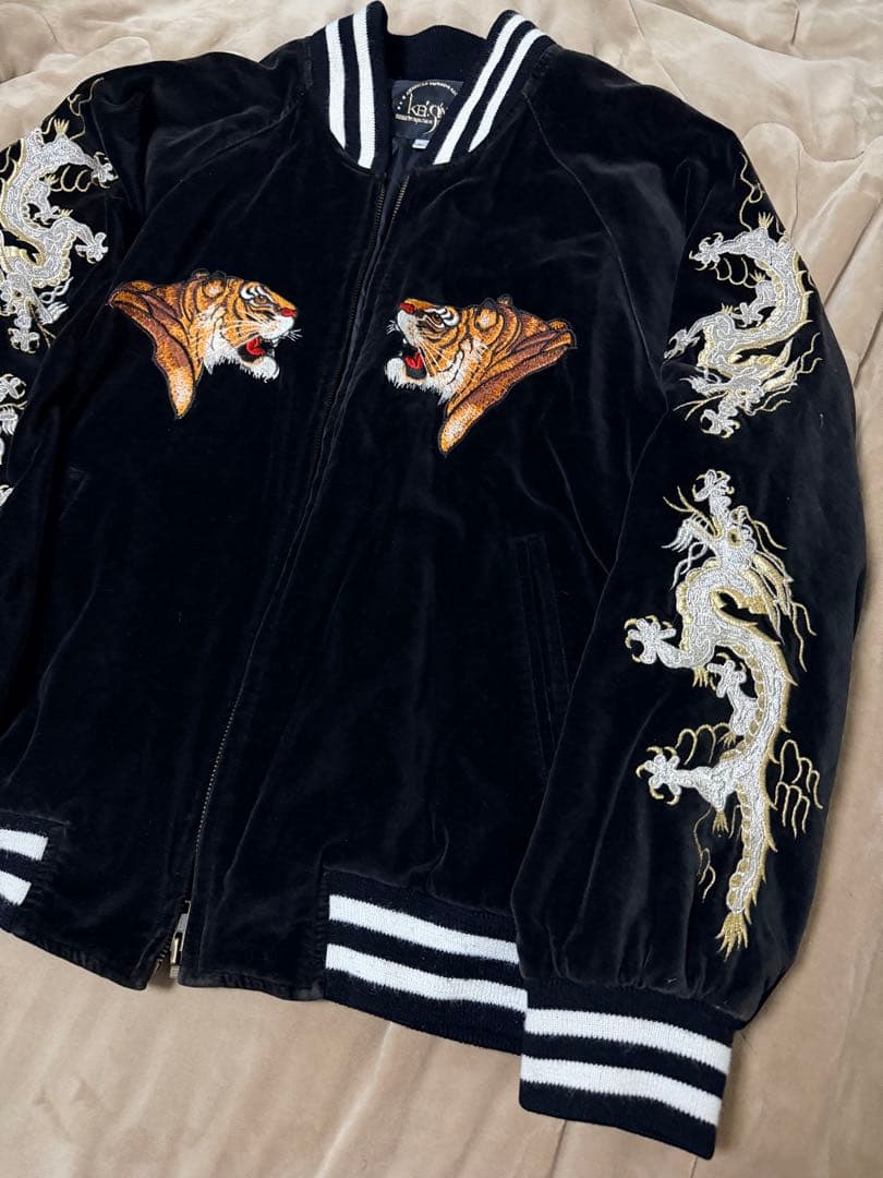 KEI SINO 虎龍 別珍 日本限定 スカジャン vintage unisex