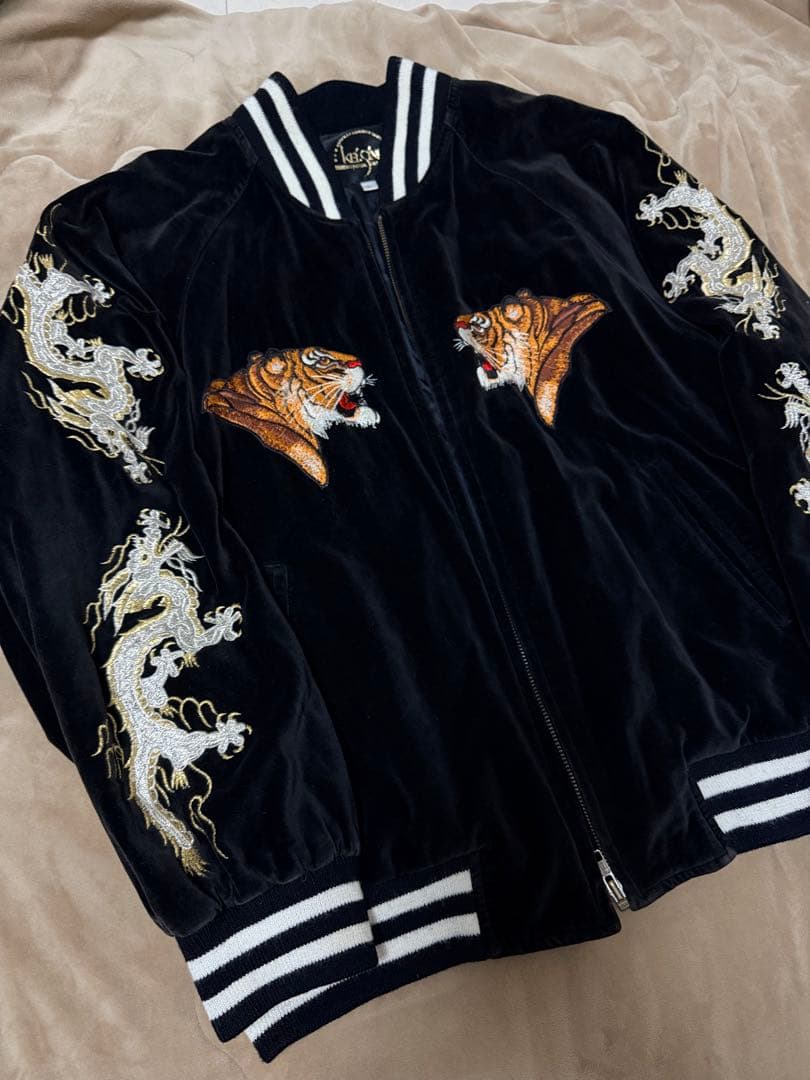 KEI SINO 虎龍 別珍 日本限定 スカジャン vintage unisex