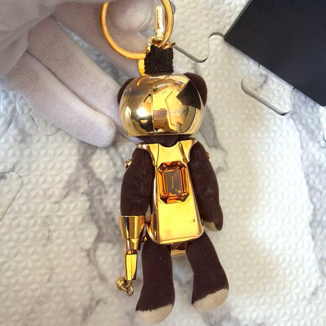 PRADA プラダ　クマ　ロボット　ゴールド　チャーム　キーホルダー