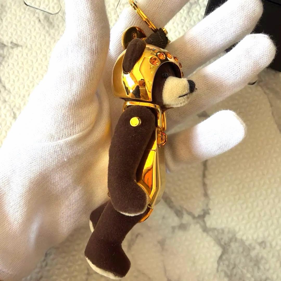 PRADA プラダ　クマ　ロボット　ゴールド　チャーム　キーホルダー