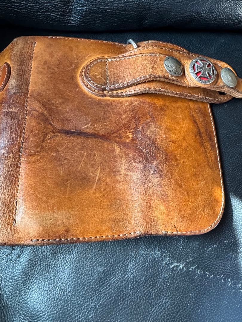 ｇ*ｉ様 アルズニ　長財布　希少焼印入りライダース