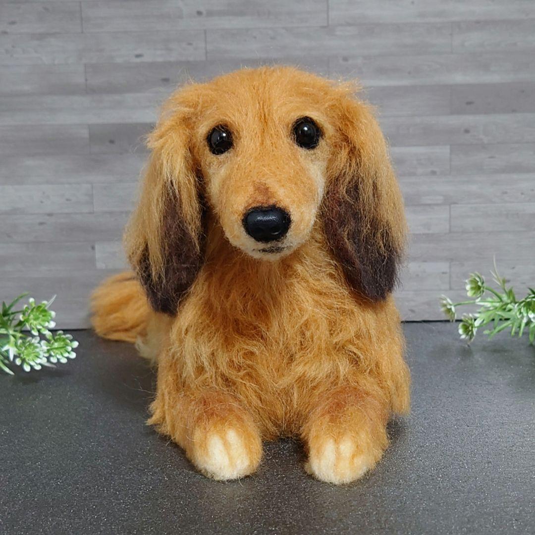 オーダー品　羊毛フェルト犬