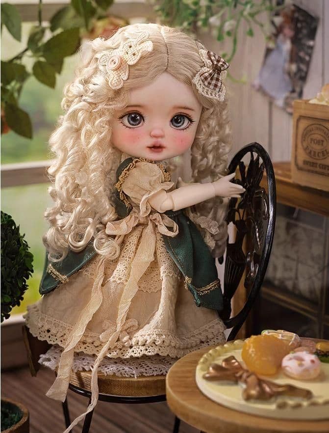 AX949 BJD 1/6 ドール本体 Plums 球体関節人形 ハンドメイド