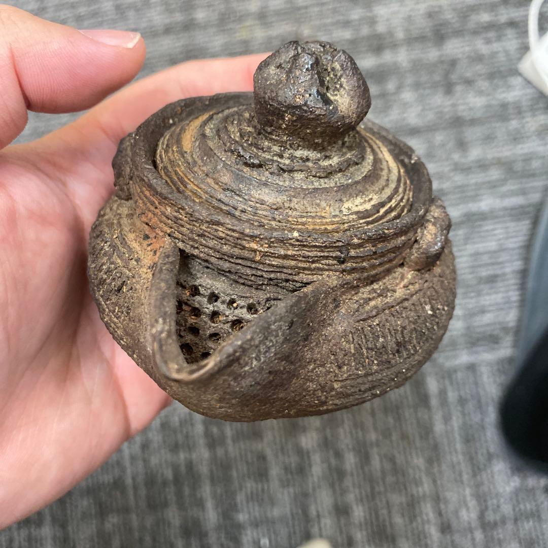 はやみま　備前焼　南蛮焼　宝瓶　煎茶道具
