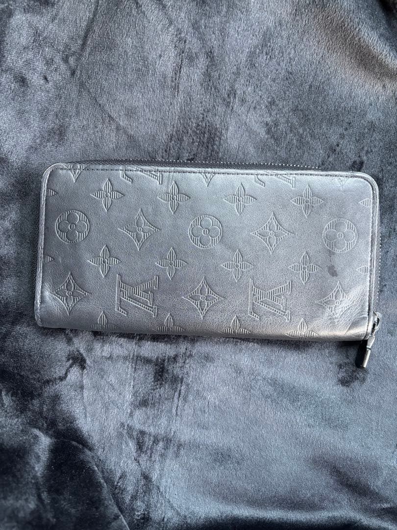 Louis Vuitton ブラック レザー 長財布