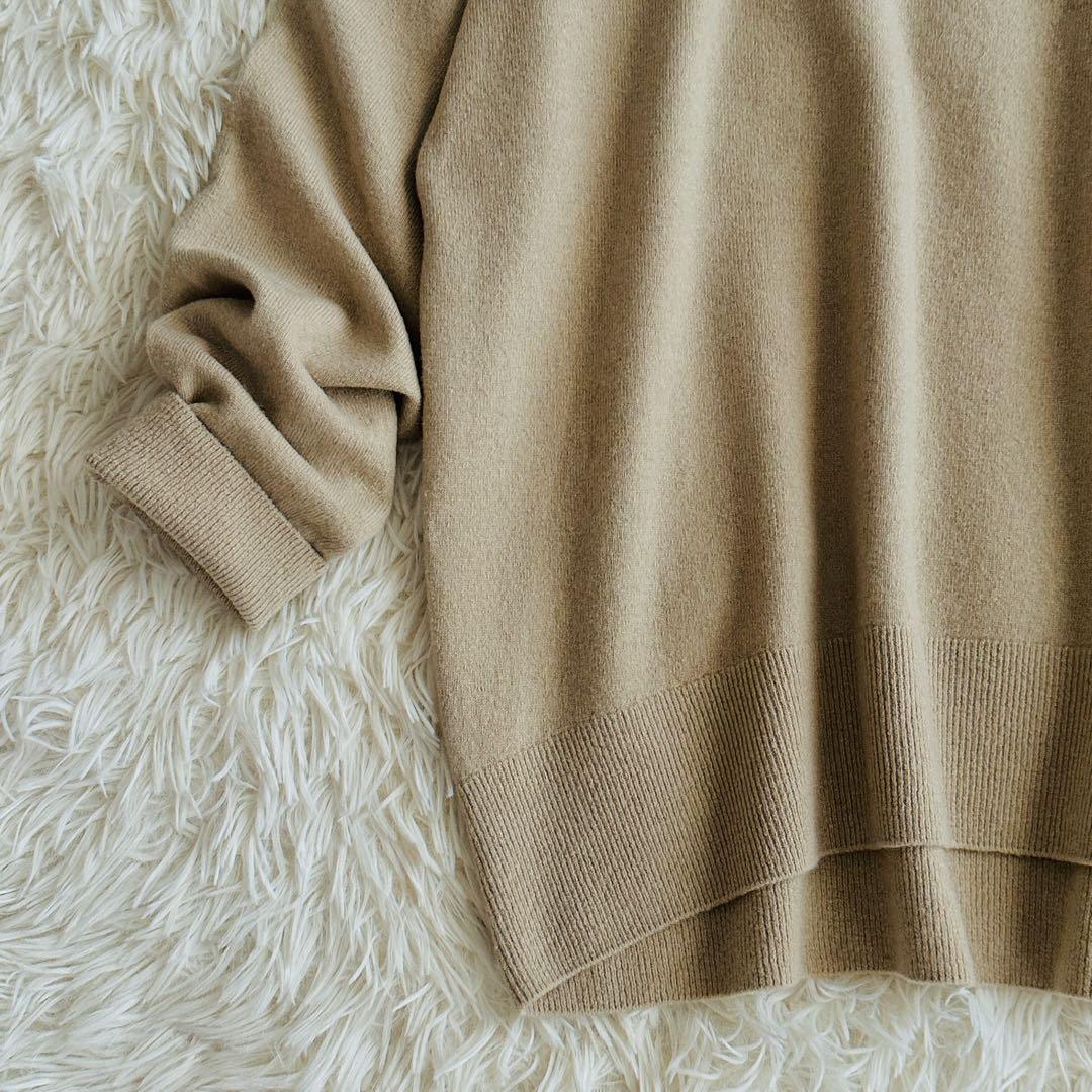 【極美品】ドゥーズィエムクラス　CAPRIクルーネックプルオーバー　ベージュ