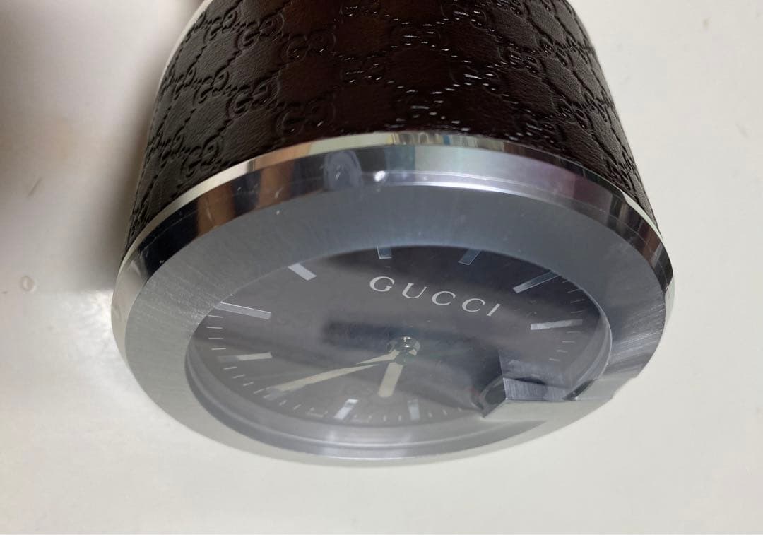 グッチ◆GUCCI◆置き時計◆シマ◆YC210007◆シェリーライン◆未使用品