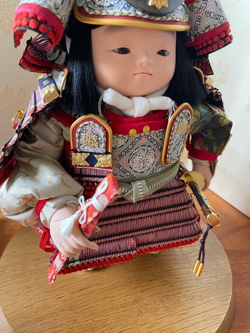 【美品】幸一光 五月人形 鎧着若大将 虎太郎