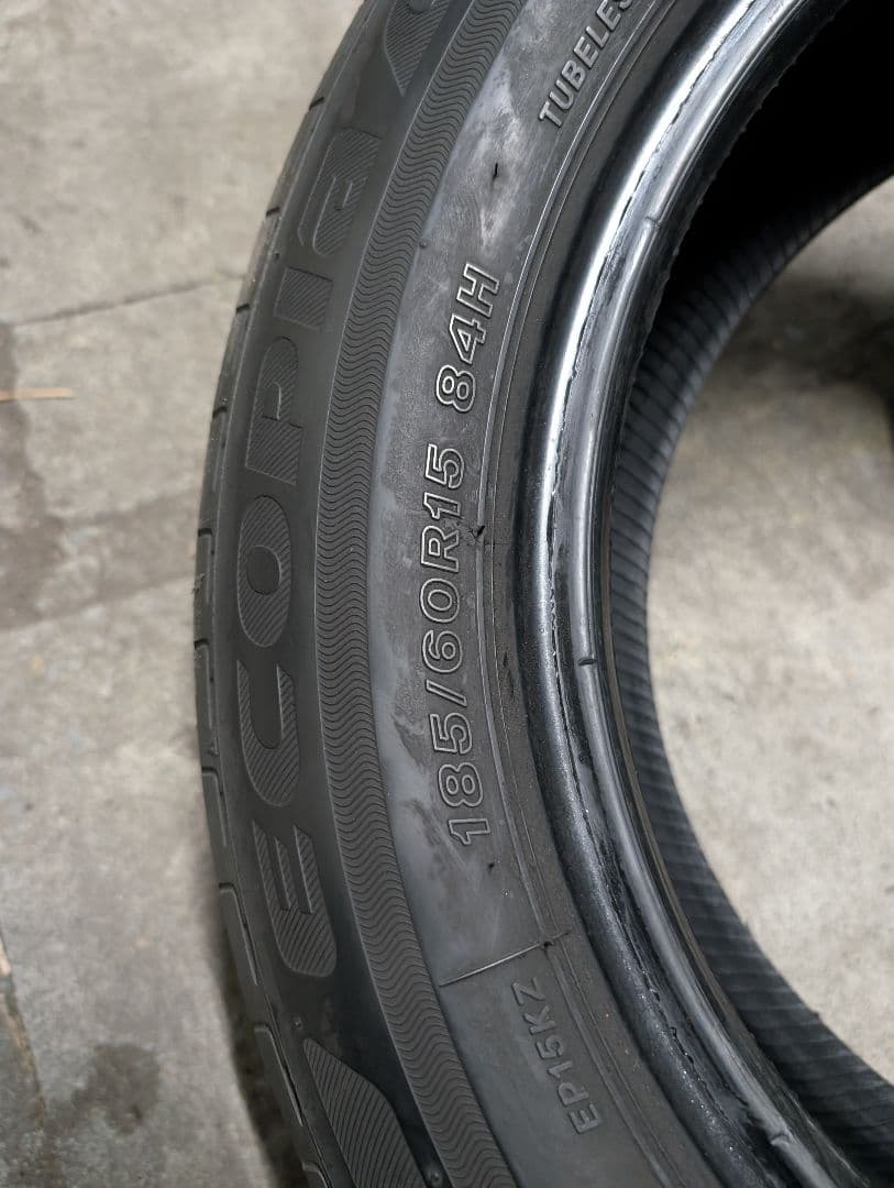 moroko【22.23年製】中古品185/60R15夏タイヤ4本セット