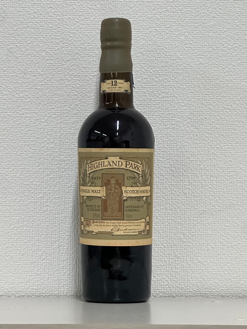 ウイスキー highland Park 木箱 12years 700ml