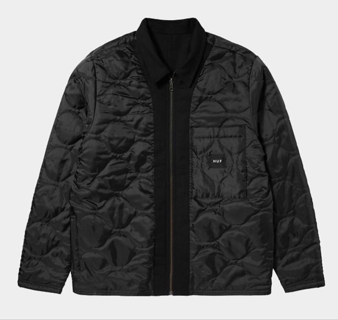 HUF MASON REVERSIBLE SHACKET BLACK XL未使用