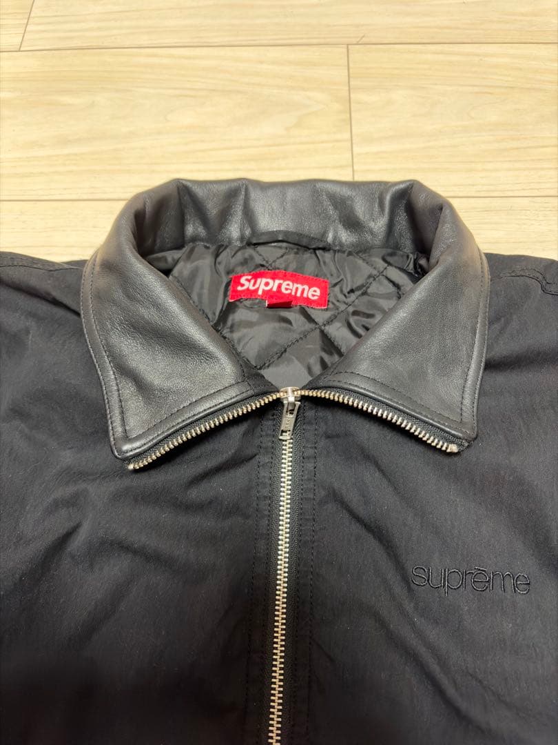 シュプリーム 25ss レザーカラーユーティリティジャケット M 常田大希着用