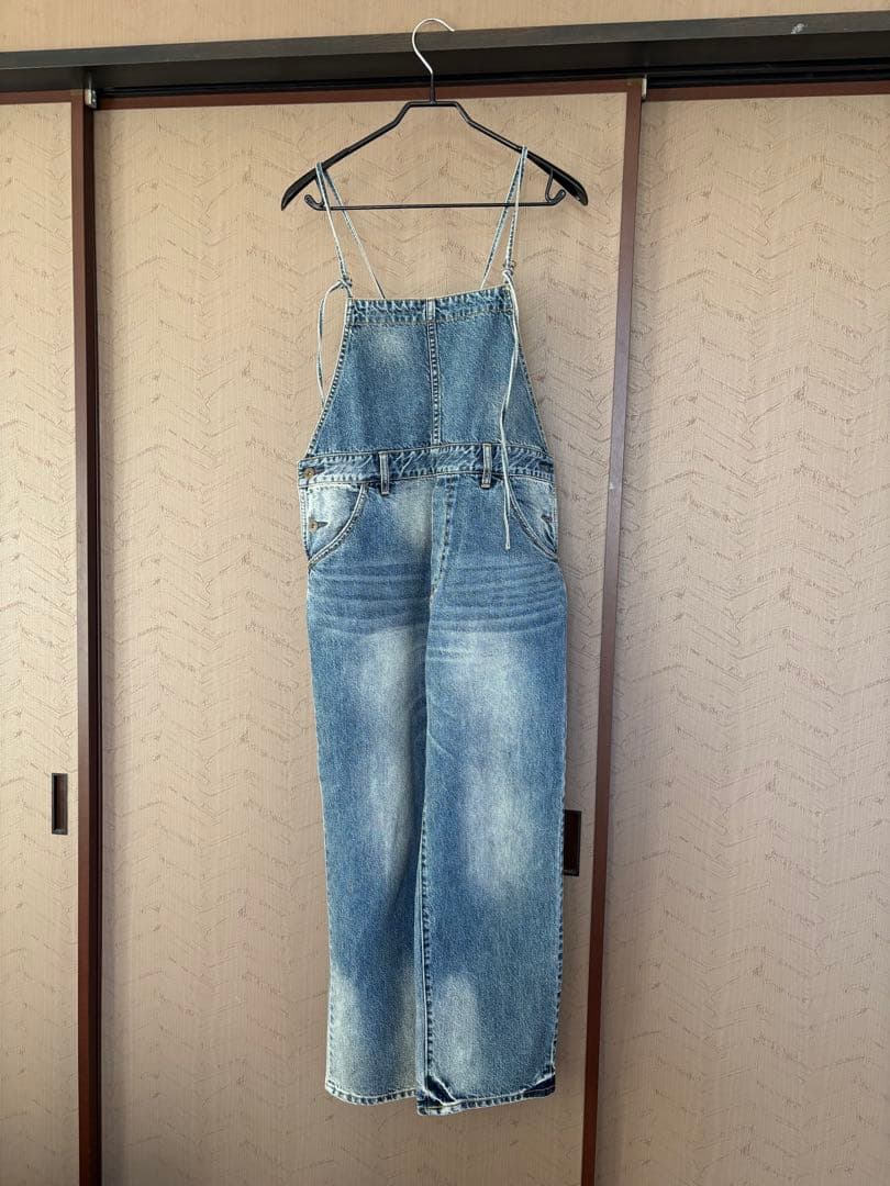 ウィムガゼット デニムサロペット・オーバーオールインディゴブルー Free
