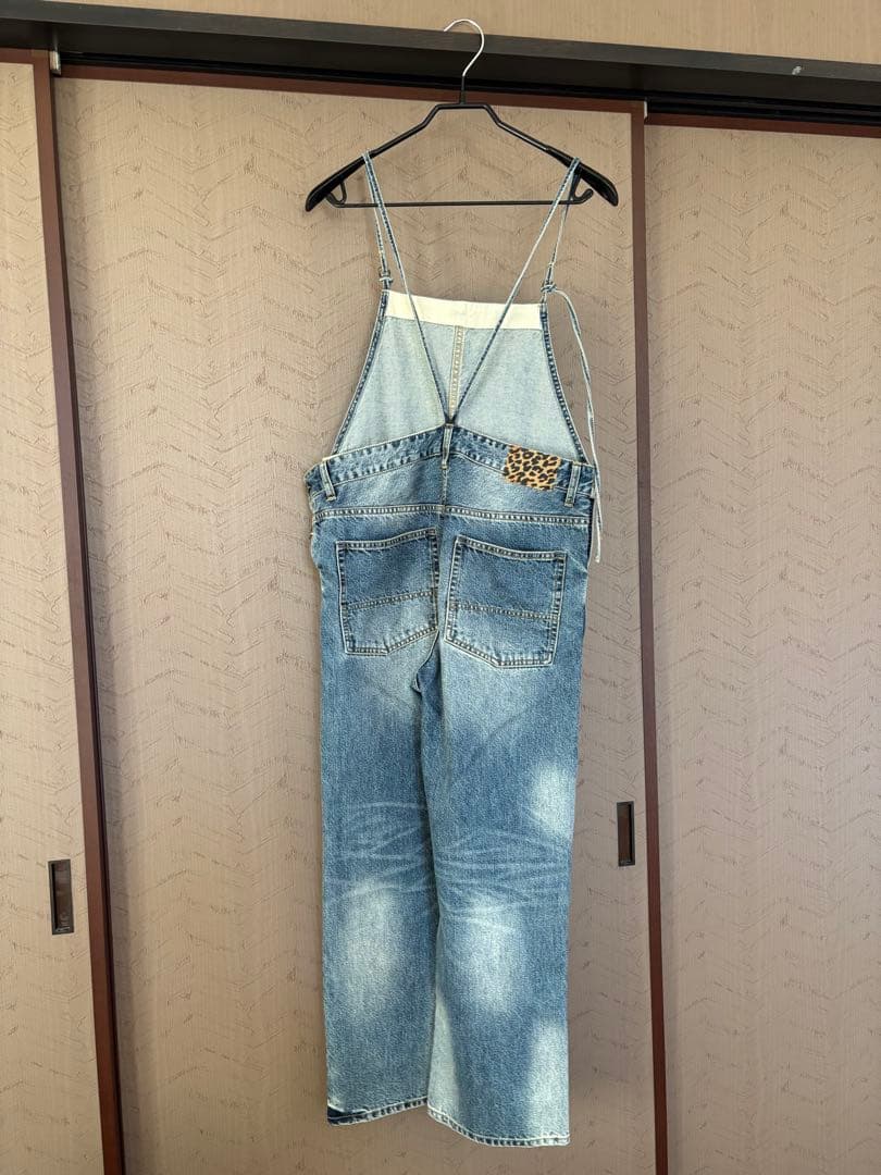 ウィムガゼット デニムサロペット・オーバーオールインディゴブルー Free