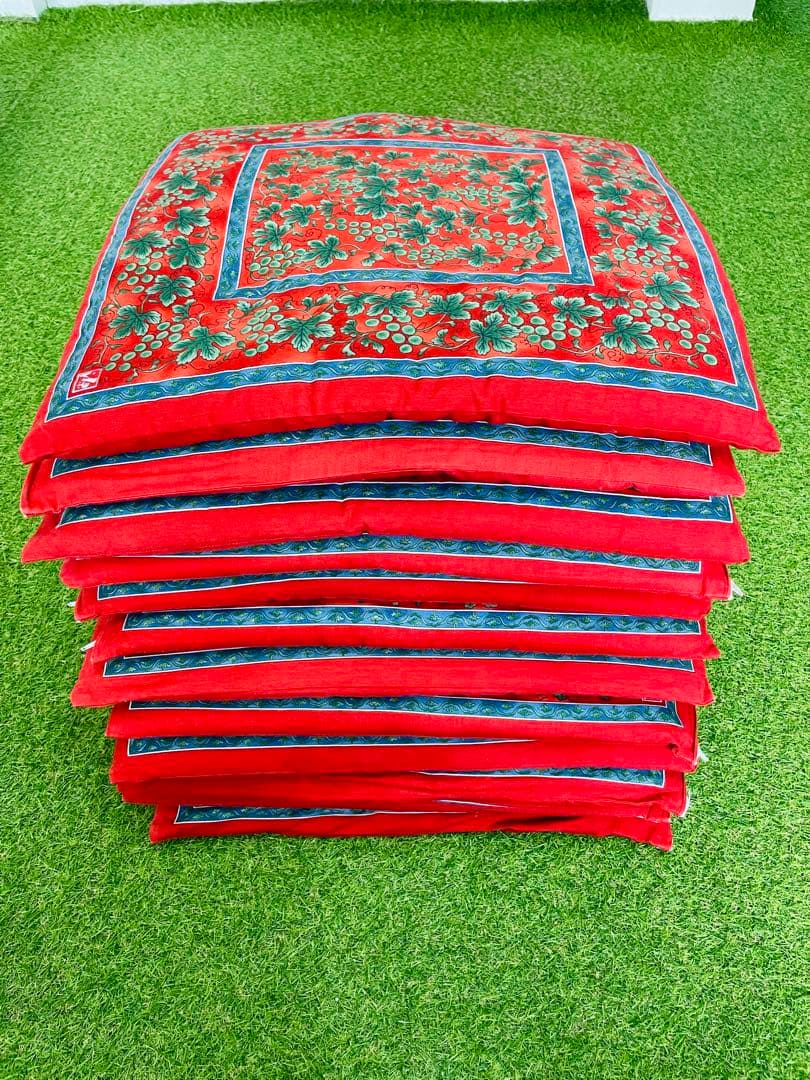 【西川カバー×中材付き】座布団12枚セット銘仙判55×59 和柄 日本製 来客用