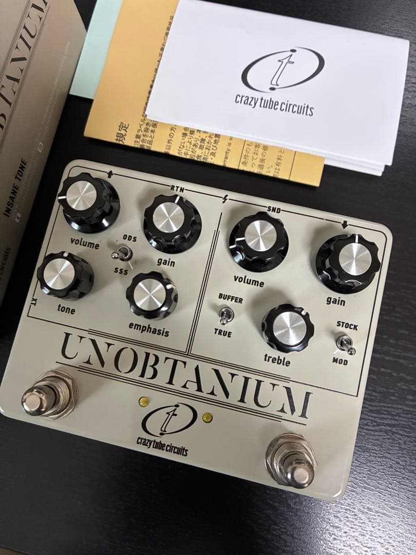 Crazy Tube Circuits Unobtanium☆ダンブル・KLON