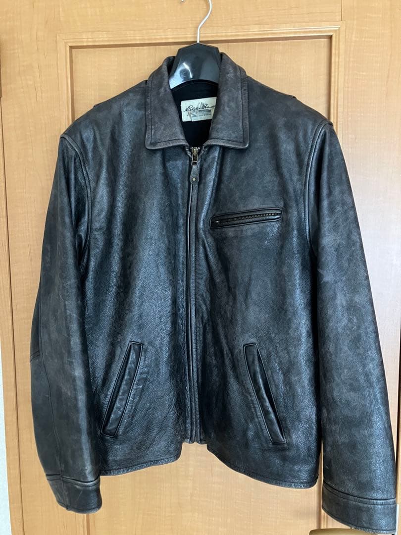 vintage Eddie Bauer エディバウワー 白タグ レザージャケット