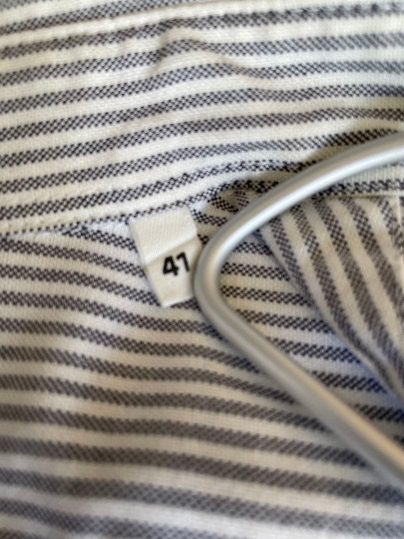 ami ストライプ 長袖シャツ