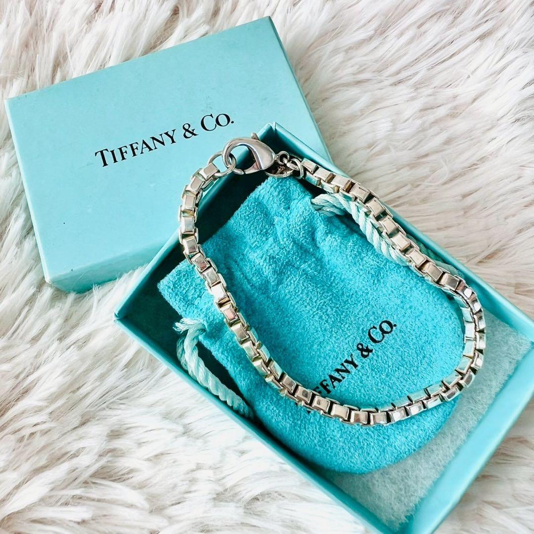 ✨極美品✨ティファニー　ブレスレット　ベネチアン　チェーン　シルバー