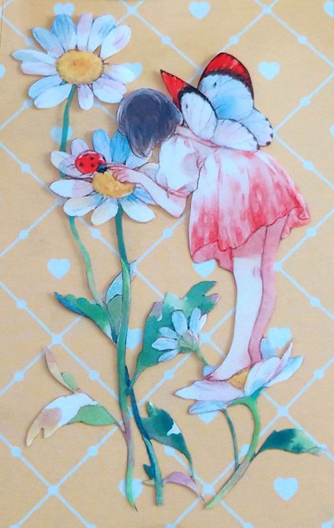 SALE✩J787＃花间仙子(PET)欣甜切り売り海外人物マステ女の子苜暖