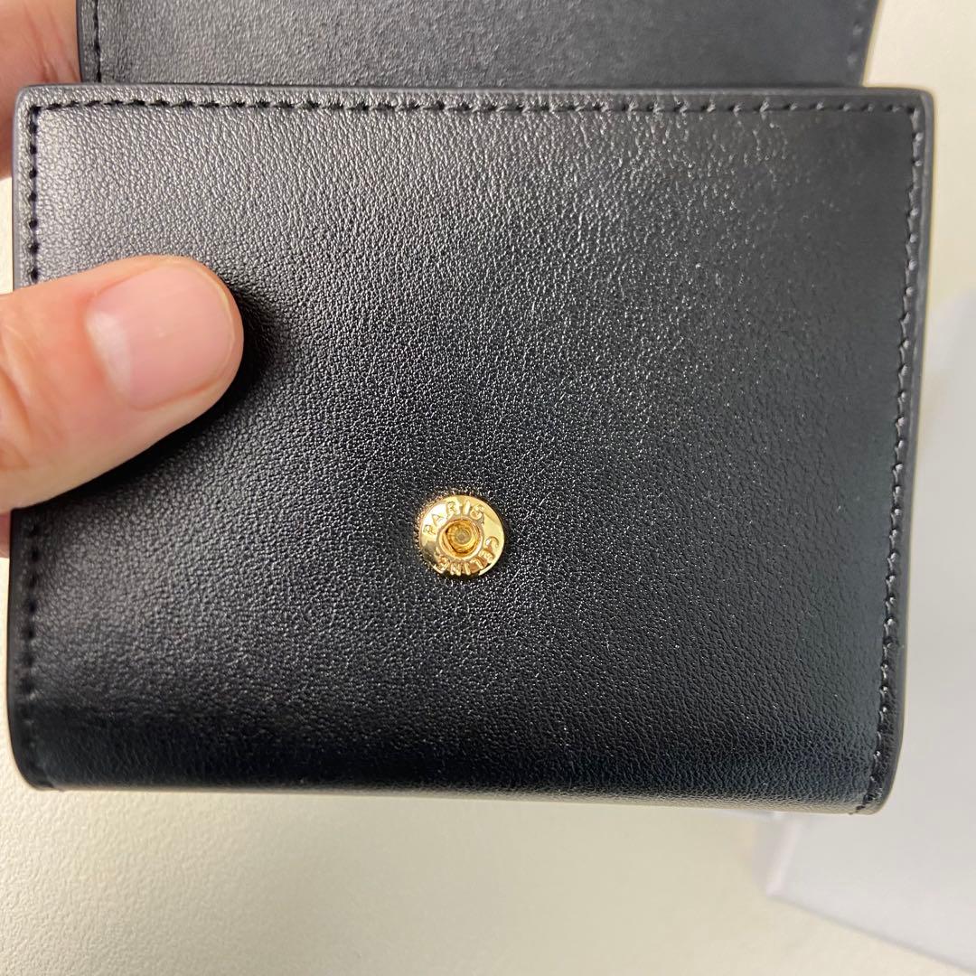 美品✨送料込み CELINE セリーヌ　ブラック 三つ折り財布