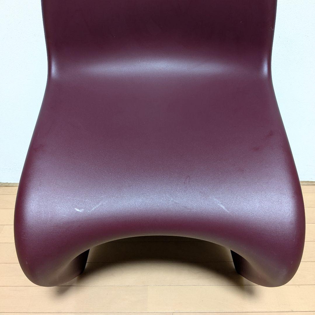 美品 Vitra パントンチェア ポリプロピレン ボルドー 2