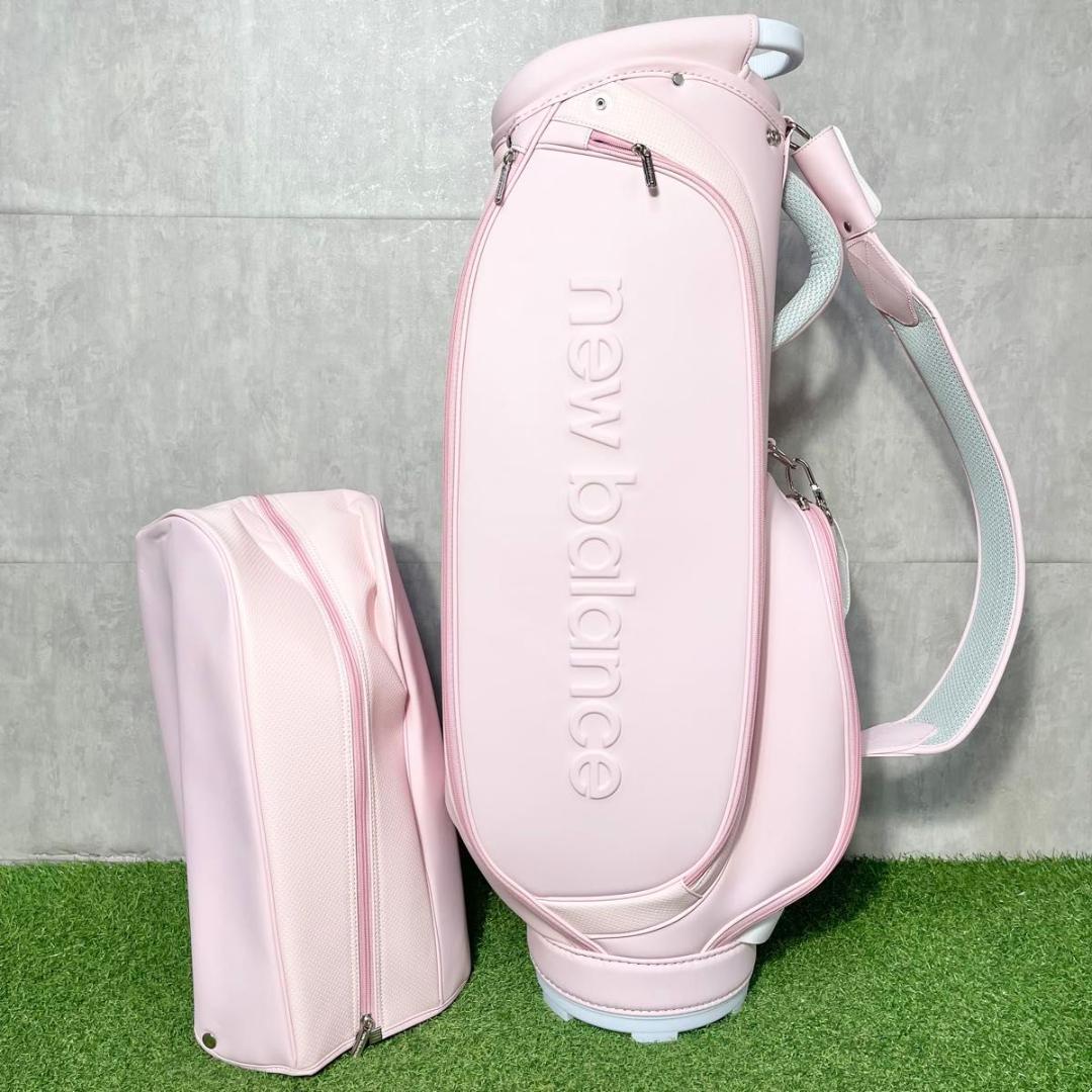 【新品】ニューバランス キャディバッグ ゴルフバッグ ピンク 2024年 高年式