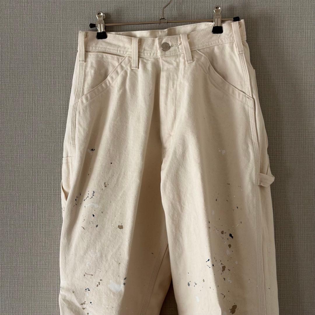 美品*Lee bshop別注 デニムペインターパンツ アイボリー 匿名配送