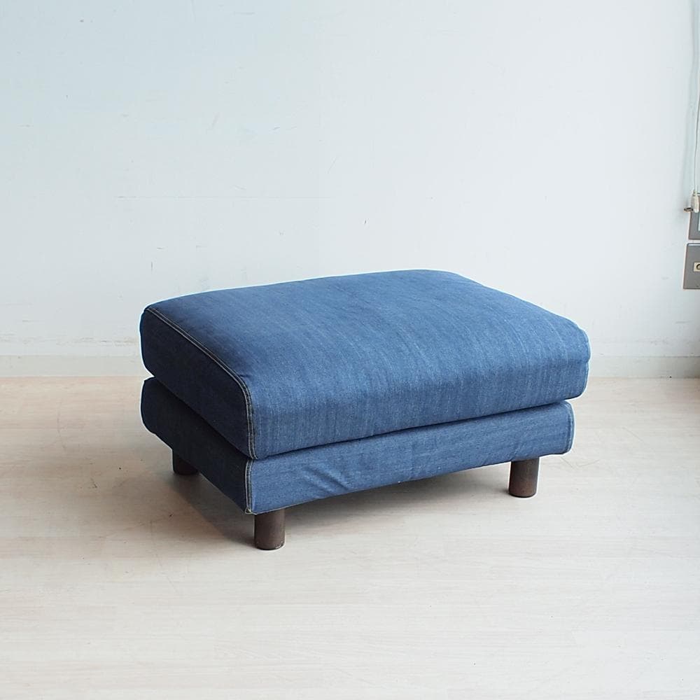 無印良品/MUJI デニム オットマン スツール ZR23997
