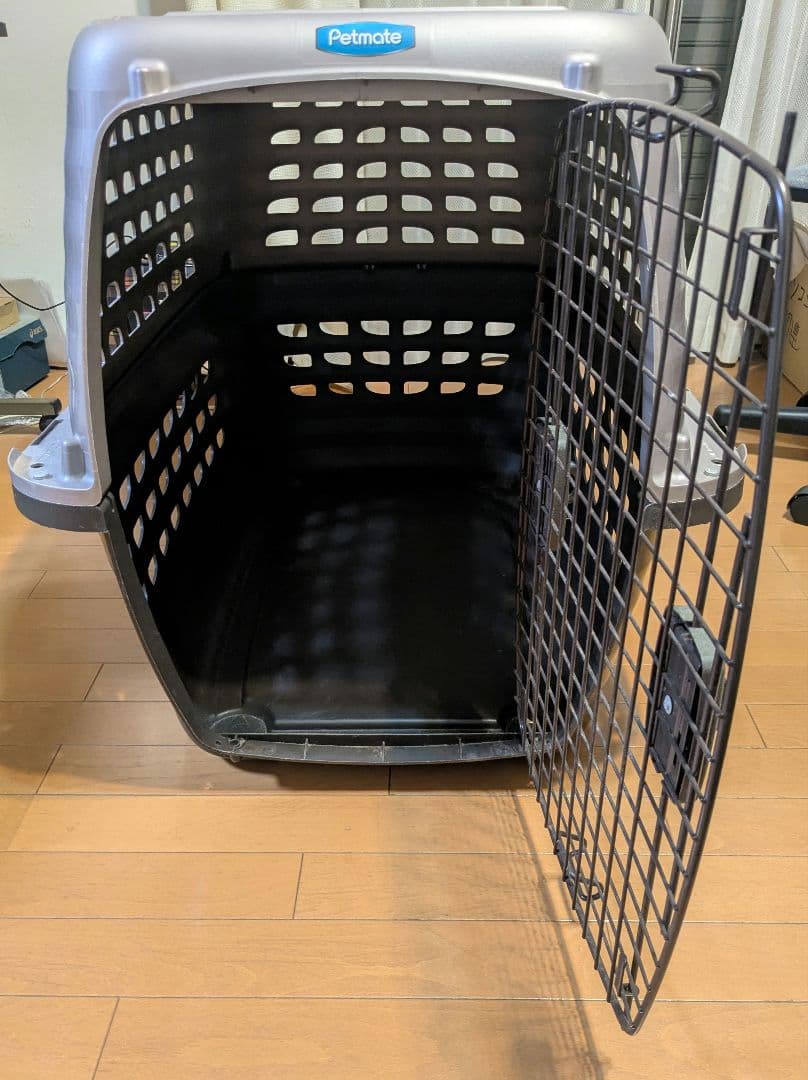 【引き取り限定】Petmate 犬用ケージ グレー・ブラック　大型犬用