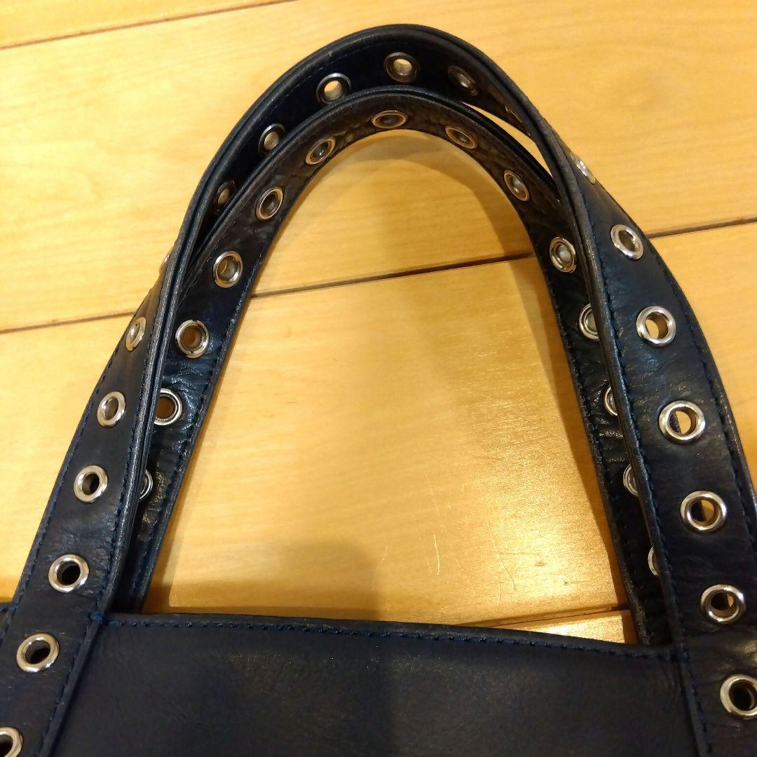 美品 ヴァネッサブリューノ イタリア製 牛革 レザー トートバッグ