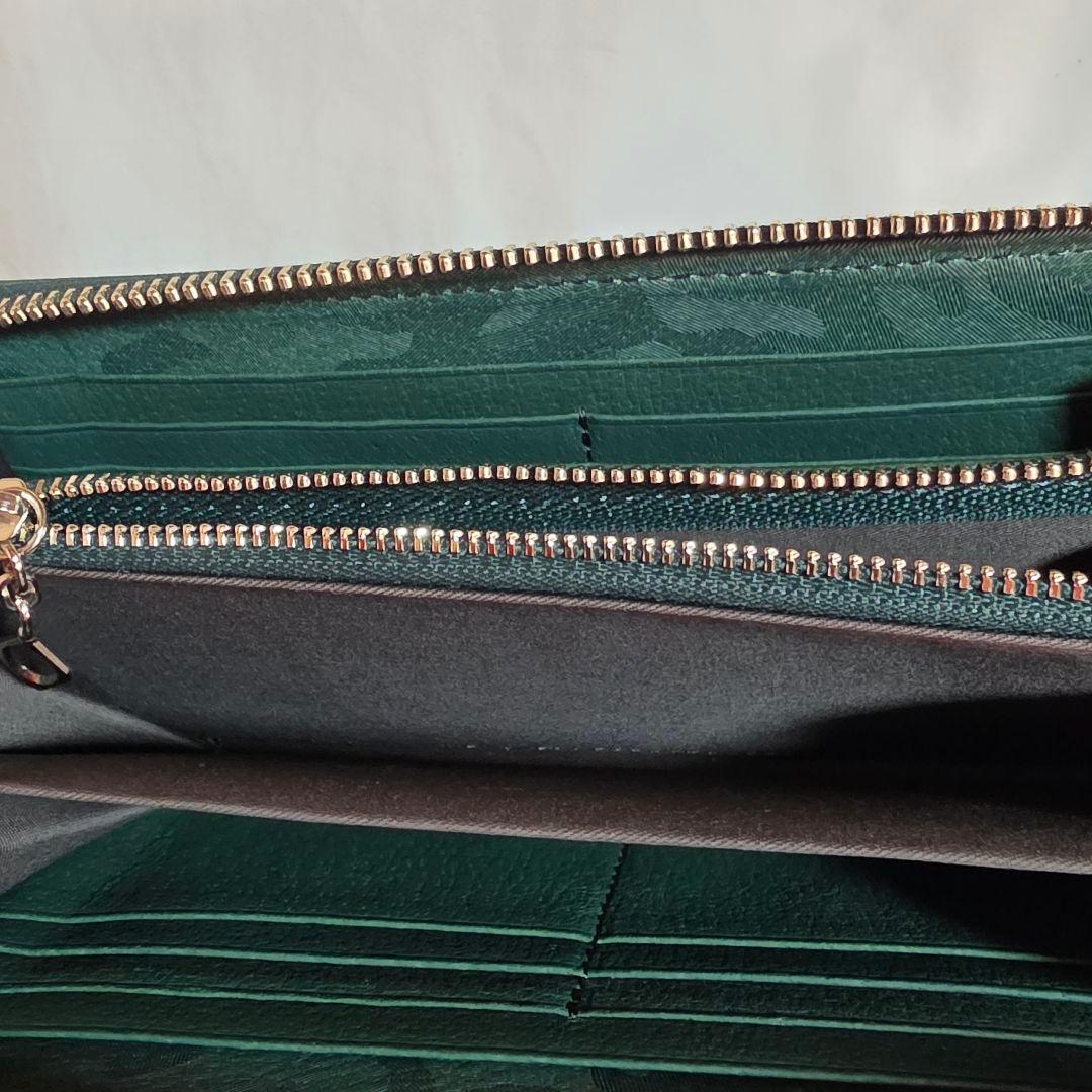 PORTER　Wonder　ワンダー　グリーン　L字ファスナー　スリム長財布