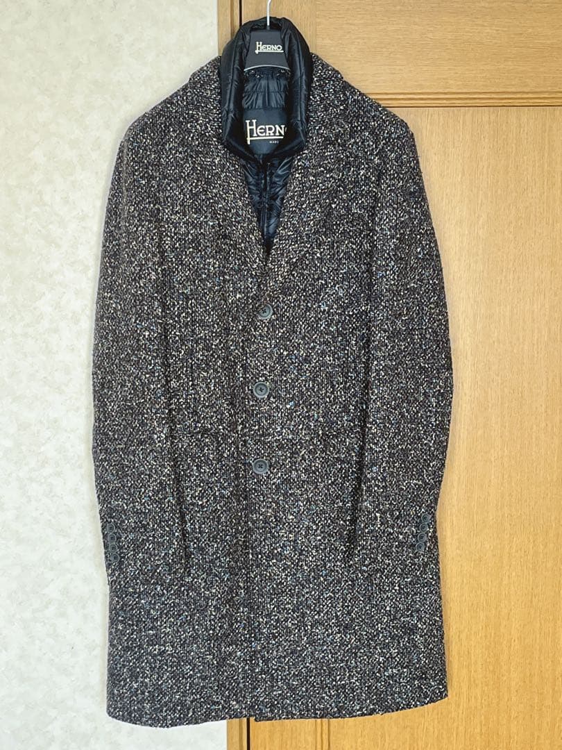 【たかまろ様】Herno ダブルブレスト チェスターコート マルチカラー