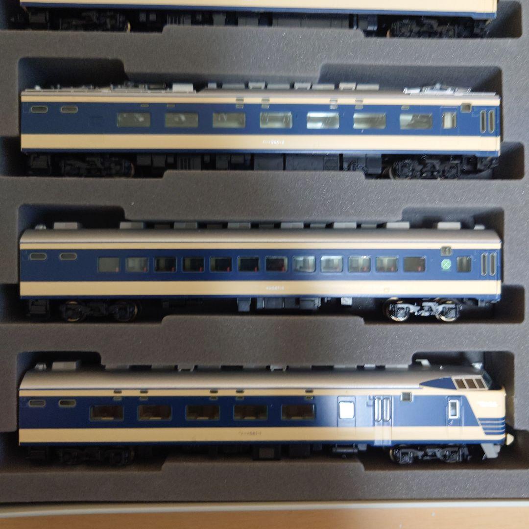 【美品,希少】TOMIX 国鉄581系特急電車 月光号フル編成 ライトユニット付