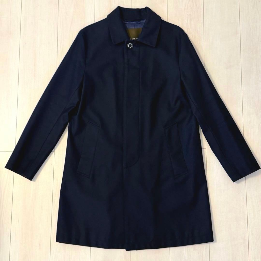 Mackintosh DUNKELDネイビー ステンカラーコート